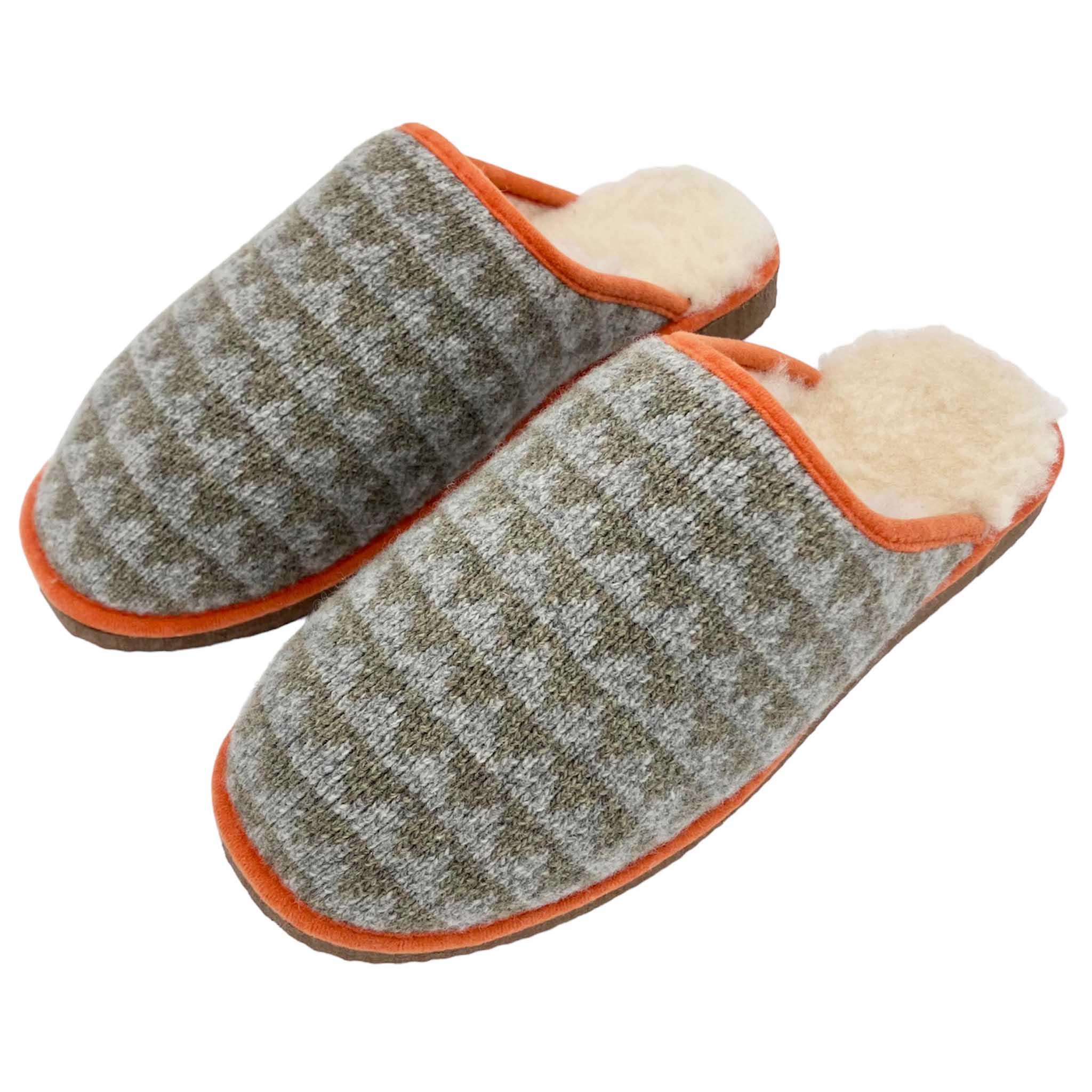 Mens wool hot sale house slippers