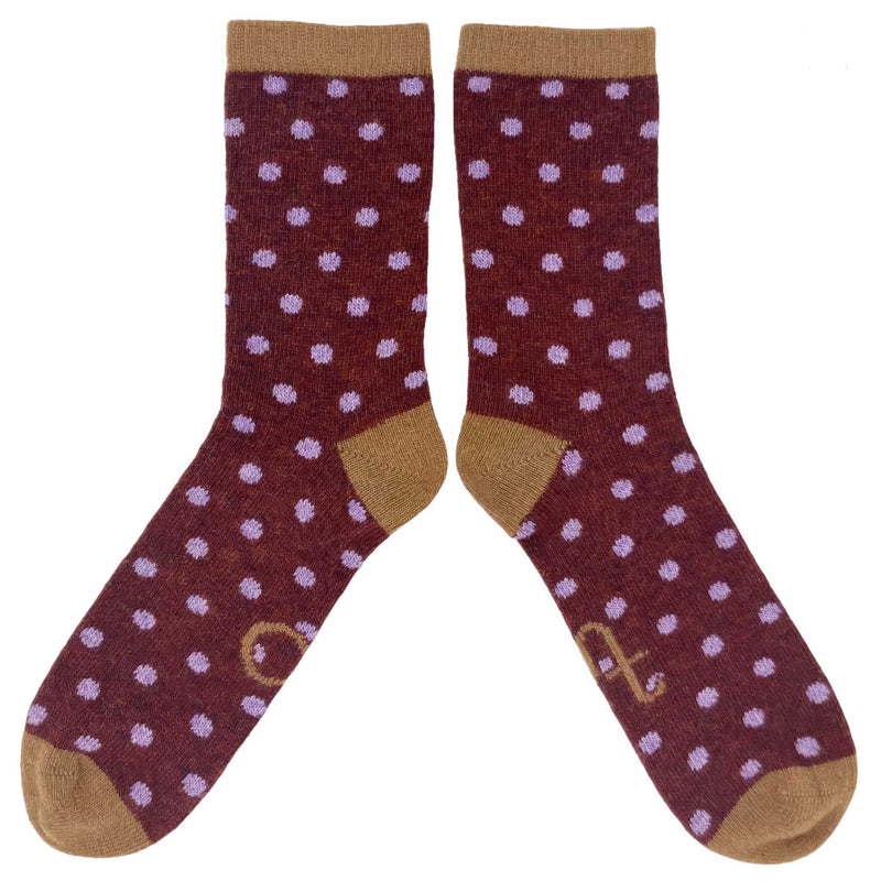 Dotty About You lambswool socks