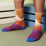 Men's Ginger Desert Organic Cotton Ankle Socks