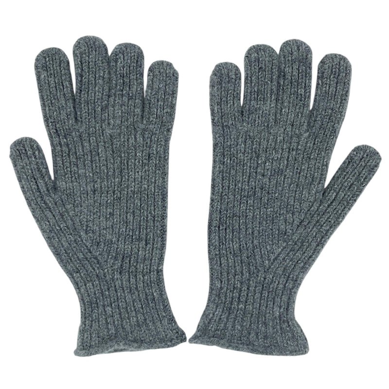 Men's Mid-Grey Rib Gloves