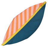 Diagonal Orange & Pink Stripe Cushion