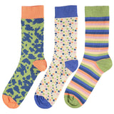 3 pk PATTERN Cotton Ankle Socks for Women