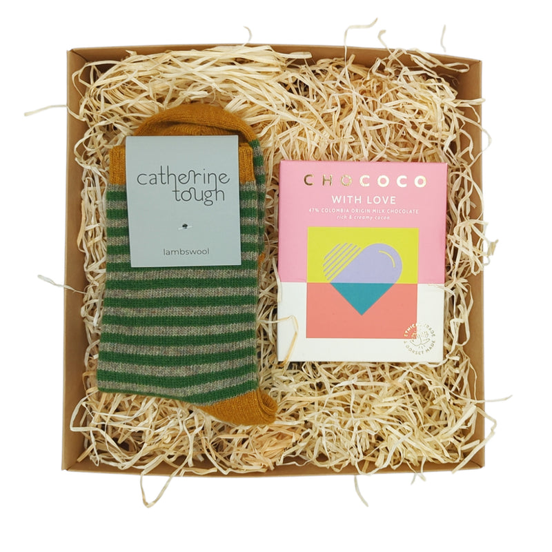 The Patterned Lambswool Gift Box for Her