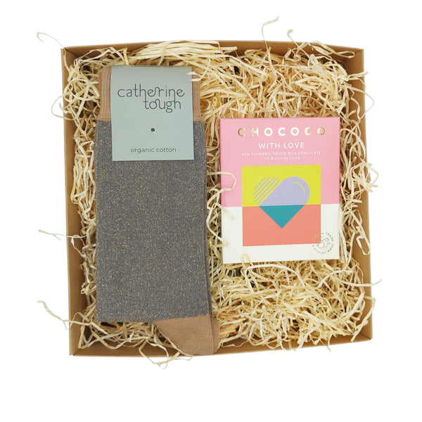 The Grey Glitter Gift Box For Her