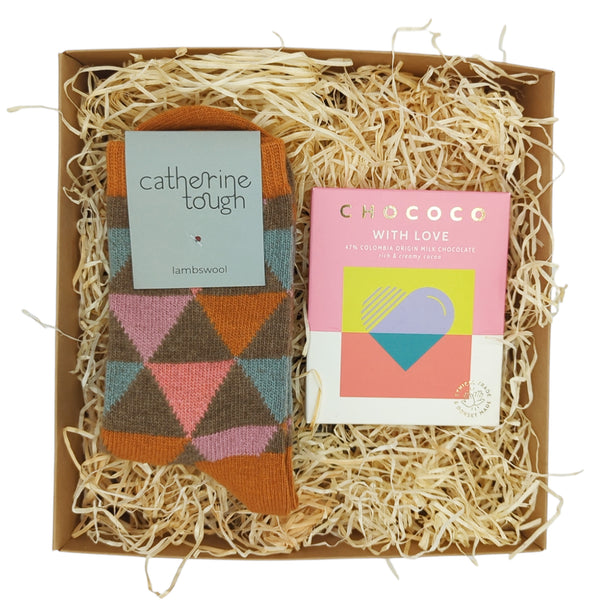 The Cosy Triangles Lambswool Gift Box for Her